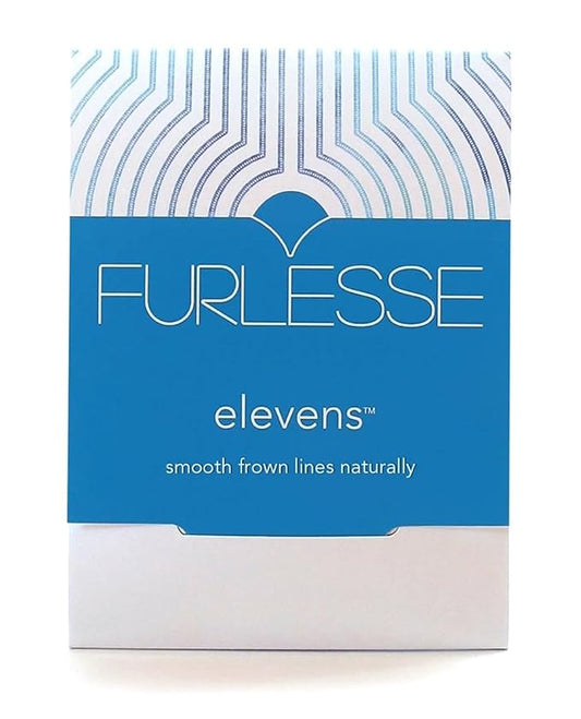 Furlesse Elevens Wrinkle Patches, Relax Fine Lines, Non-Invasive Anti-Wrinkle Tape for Frown Lines, Anti-Aging Skincare, 30-Count, 30-Day Use