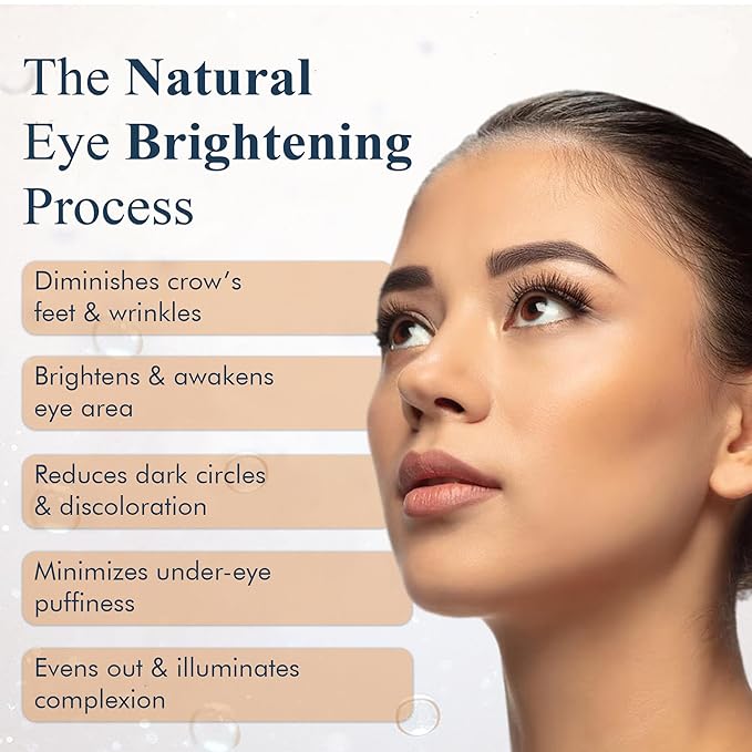 SkinPro Dark Circles Under Eye Treatment - Eye Serum Anti Aging Wrinkles, Improve Puffy Eye Bags & Uneven Skin Tone - All Skin Types, Skin Care