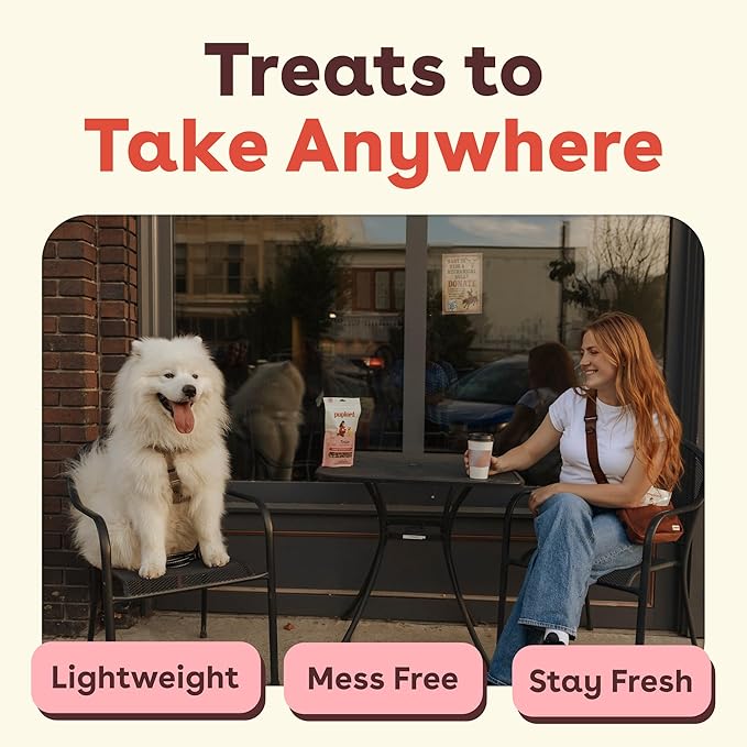Pupford Freeze Dried Training Treats for Dogs & Puppies (Beef Liver, 8 oz) | 900+ treats per bag, Ultra low-calorie, Only 3 ingredients, All breed sizes, Mess free and bite sized, Trainer recommended