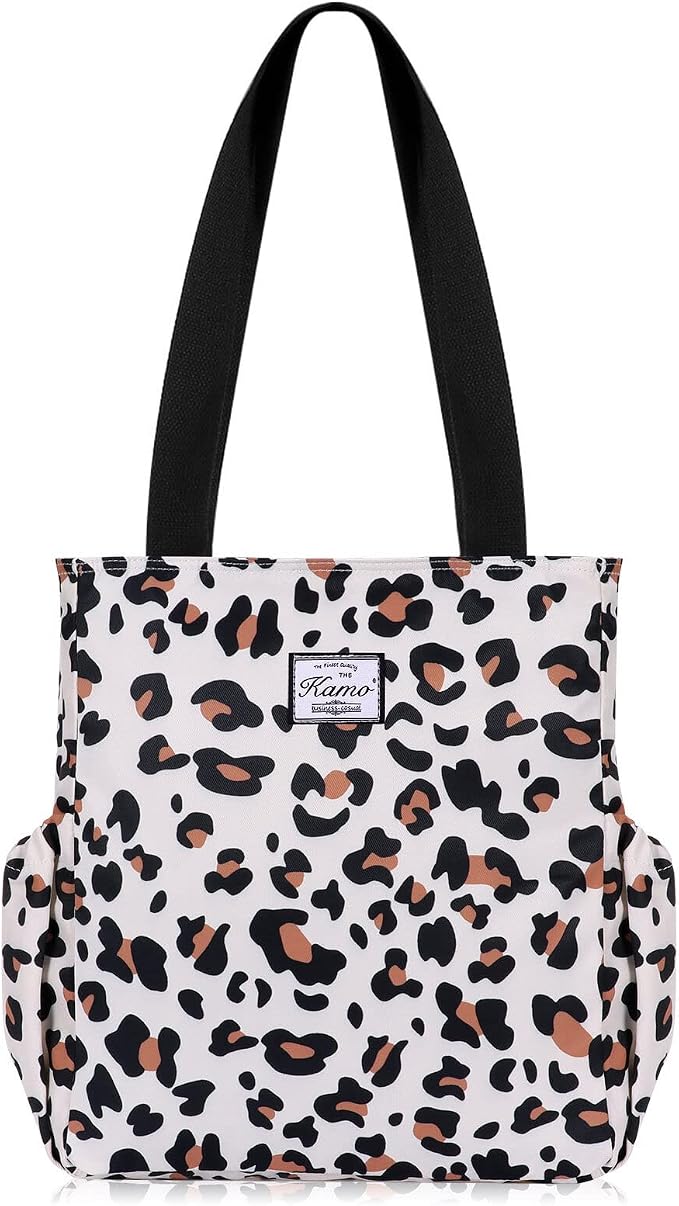 KAMO Floral Tote Bag - Waterproof Lightweight Handbags Travel Shoulder Bag for Hiking Yoga Gym Swimming Travel Beach