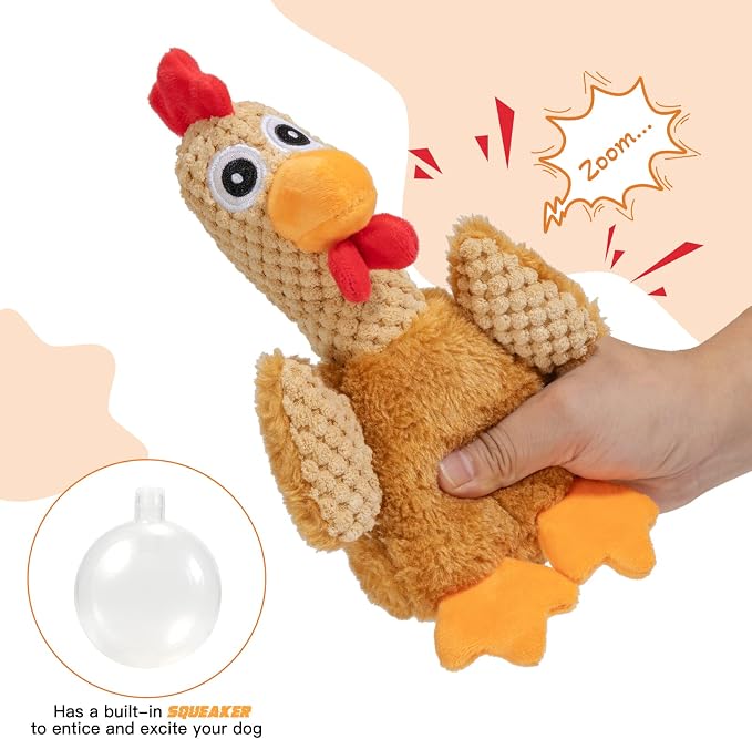Dog Toys for Aggressive Chewers Indestructible Squeaky Dog Toys Octopus-Tug of War for Large Breed Tough Interactive Stuffed Dog Chew Toys for Puppies Small & Large