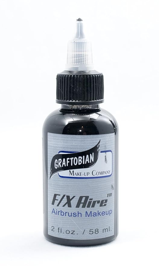 Graftobian F/X Aire Airbrush Make-Up - Black 2oz