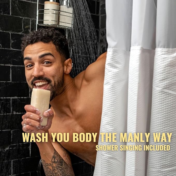 San Francisco Soap Co Man Bar Minis 4-Piece Gift Set - No Harmful Chemicals - Good for All Skin Types - Made in the USA