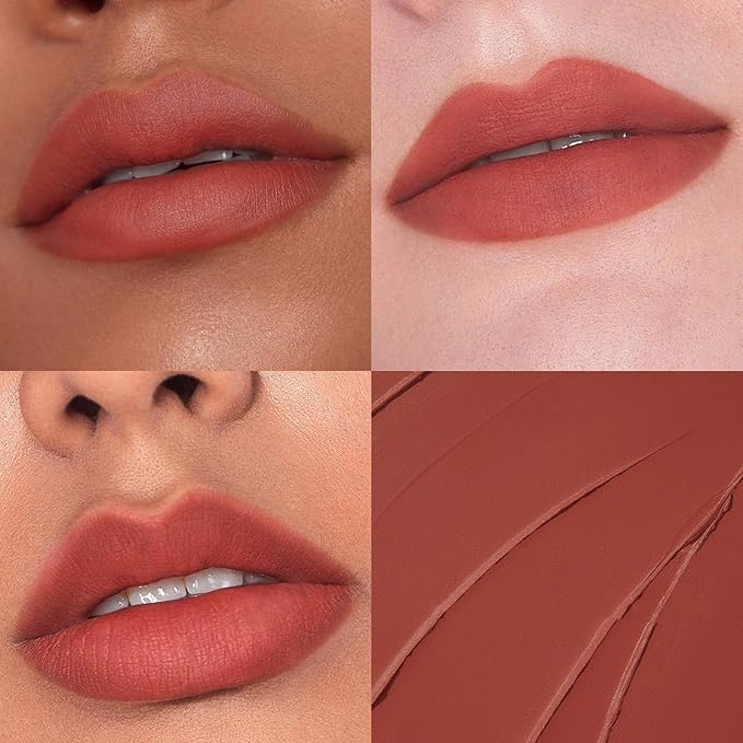 Matte Lip Stain for Women Waterproof, Smooth Texture Lip Tint Non-stick Matt Amber