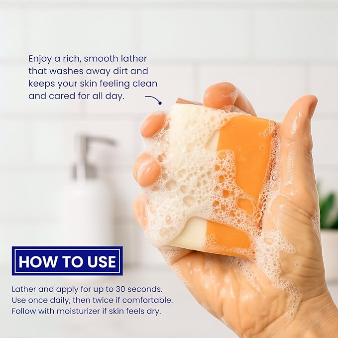 Relumins Glutathione Soap Bars for Smooth, Hydrated Skin – Deep Cleanse, Exfoliate & Nourish for All Skin Types - 150g w/Net