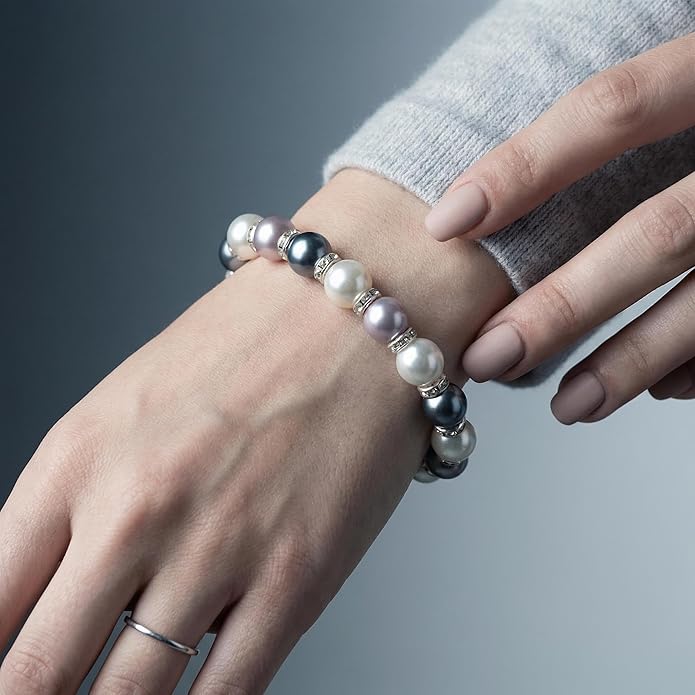 Healing Bracelet For Women Anxiety Crystal Bracelet Chakra Beaded Bracelets Rose Quartz Crystals And Healing Stones Yoga Bead Bracelet Calming Stretch Bracelet Stress Relief Gifts For Women