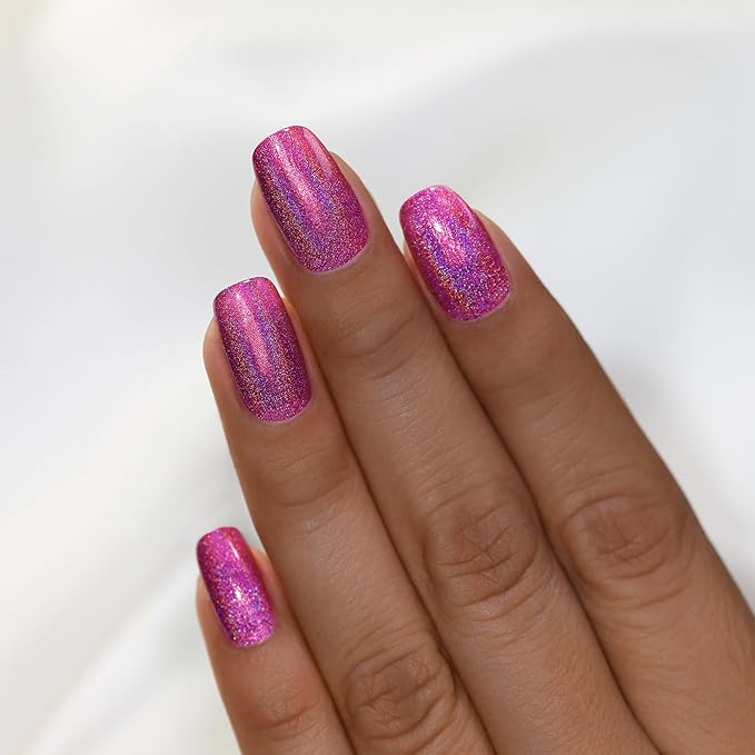 ILNP Bouquet Toss - Vivid Fuchsia Pink Ultra Holo Nail Polish