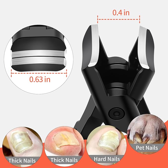 Stocking Stuffers Gifts for Men Adults Seniors, Nail Clippers with Catcher, Christmas Gifts for Men Dad Boyfriend Teens Him, Heavy Duty Clipper with Safety Lock for Mens Women Seniors