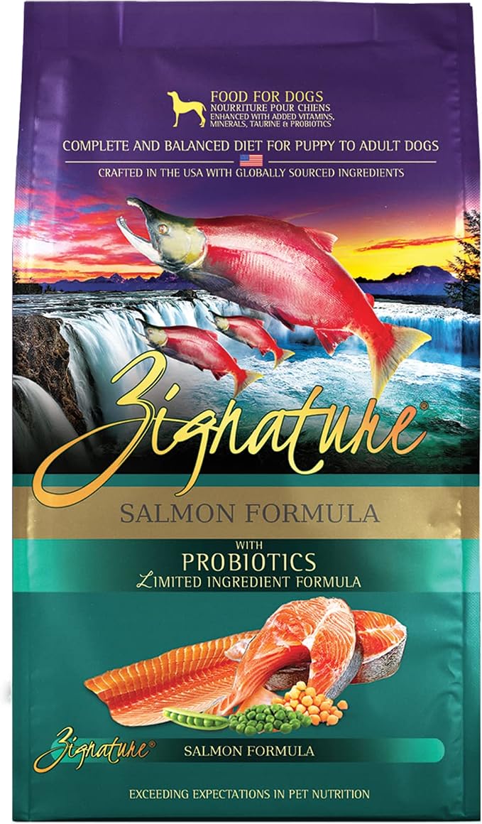 Zignature Salmon Limited Ingredient Formula Dry Dog Food 4lb