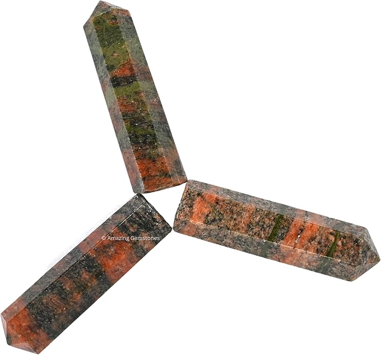 Amazing Gemstone Crystal Points Bulk Healing Crystals & Stones - Premium Single Terminated Healing Wand Point Bulk Crystals for Crafts, Crystal Grid, DIY Work