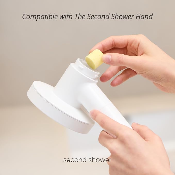 SecondShower Infuser Set 15 Shower Tablets (Lofoten Forest) with Essential Oils for Aromatherapy, Hydration & Skin-Nourishing Formula, Spa-Like Shower Experience
