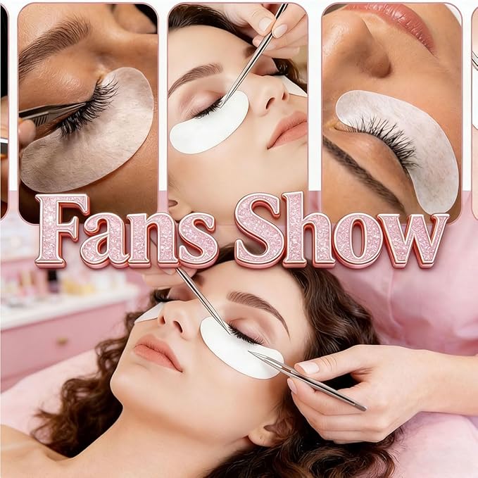 100 Pairs Professional Under Eye Pads Gel Lash Extensions, Premium Hydrogel Patch Gel Pad Beauty Makeup Tool for Under Eyes Eyelash Extension (Light Pink)