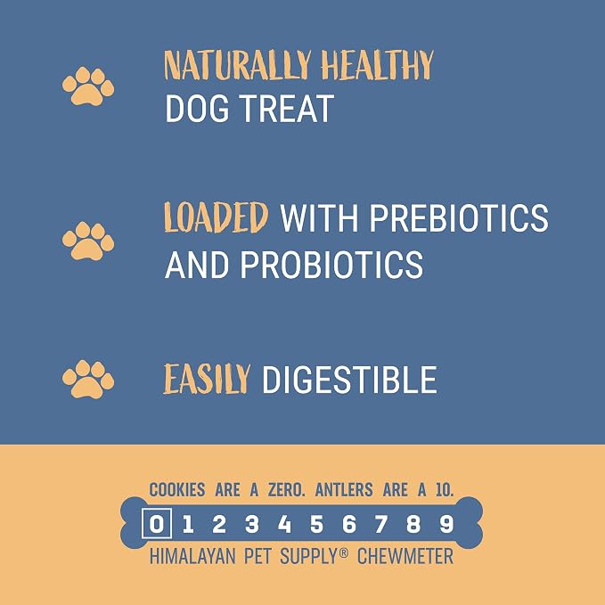 Yogurt Sticks, Prebiotic & Probiotics, Protein Rich - Lactose Free - Gluten Free - Corn Free - Grain Free, USA Made, for All Breeds, 5 pieces of Droolicious Yogurt Sticks, Peanut Butter Flavor