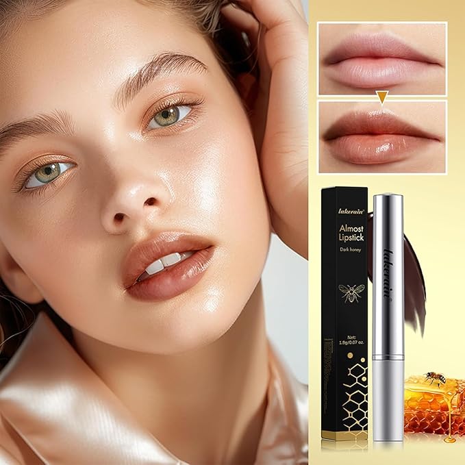 Lipstick for Women, Natural Glossy Pink Lips Balm, Nourishing and Hydrating Lip Gloss for All Skin Tones (black)