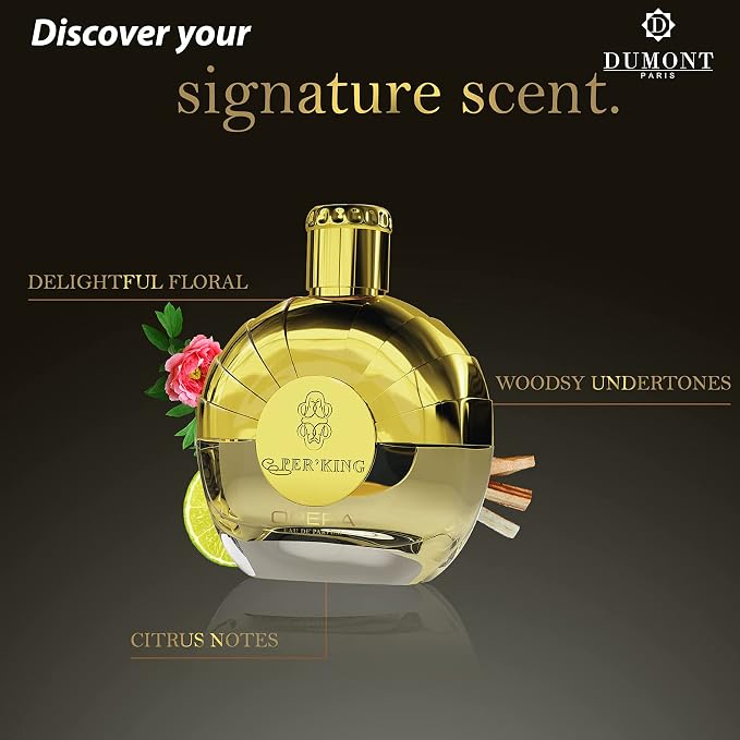 Dumont Per'King Tribute - 3.4oz - 3.4 Eau De Parfum - Unisex Perfume for Men & Women - Citrusy, Spicy & Woodsy Notes - Long Lasting Cologne Mist & Body Spray - for Him & Her