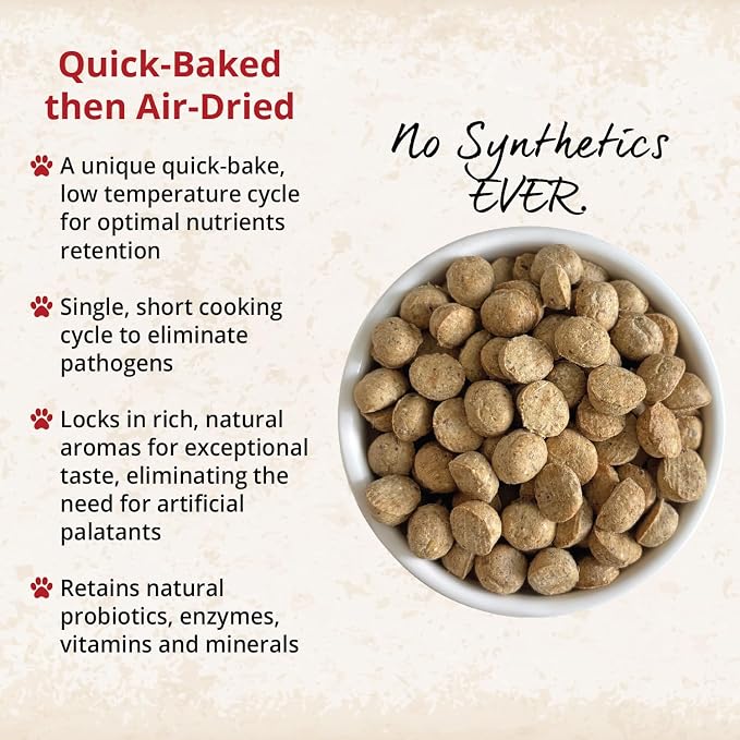 CARNA4 Gentle Quick-Baked Air-Dried Dog Food, Chicken Recipe, 3lb | Fresh Chicken, Liver, Whole Eggs & Organic Sprouted Seeds, Never Extruded, No Synthetic Vitamins or Minerals