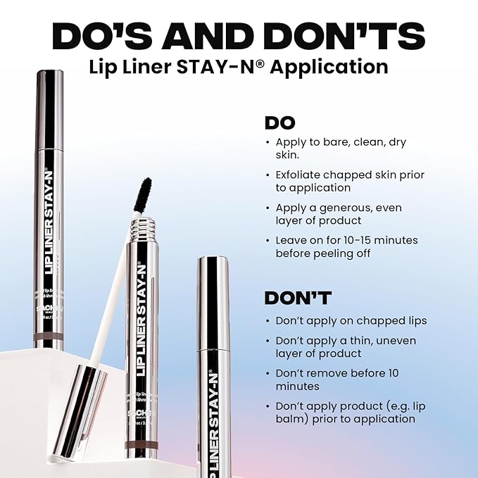 Sacheu Lip Liner STAY-N Peel Off Lip Stain — Long Lasting Waterproof Lip Tint with Hyaluronic Acid & Vitamin E — Transfer Proof Matte Finish, Vegan & Cruelty-Free (MUAH-VE)