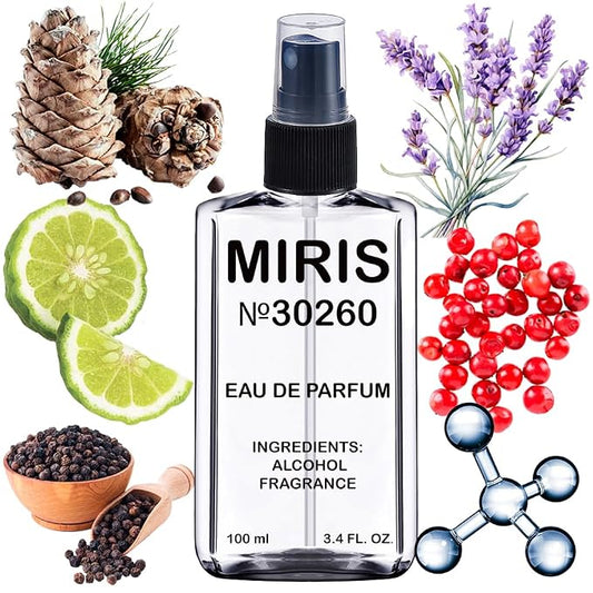 MIRIS No. 30260, Inspired by Savag. 2015, Long-Lasting Eau de Parfum for Men, Spray 3.4 Fl Oz / 100 ml