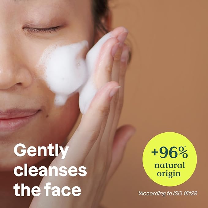 ATTITUDE Micellar Foaming Facial Cleanser, EWG Verified, Dermatologically Tested, Plant and Mineral-Based, Vegan, Earl Grey & Fresh Cucumber Scent, 5 Fl Oz