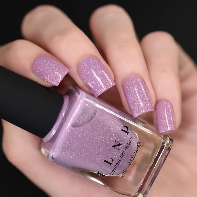 ILNP Soft Serve - Soft Lilac Holographic Nail Polish