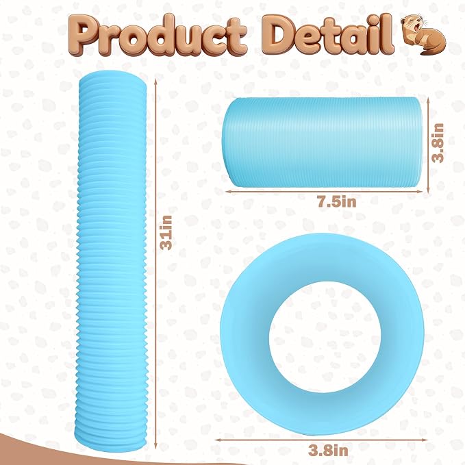 Mity rain Ferret Toys with 3 Balls Inclueded