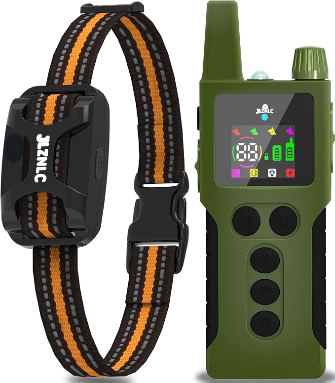 Dog Shock Collar - 4200FT Dog Training Collar with Remote Innovative IPX7 Waterproof with 4 Training Modes,Vibration and Shock,Rechargeable E-Collar for All Breeds