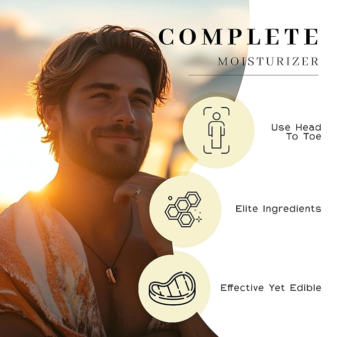 Vanman's - Whipped Tallow - Body Butter with No Essential Oils - Body Moisturizer with Grass-Fed/Finished Beef Tallow for Skin - Organic Shea Butter, Cold Pressed Olive Oil and Raw Honey - 2.9 oz