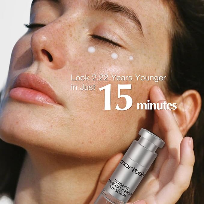Deep Anti-Aging Wrinkle Remover & Eye Serum instantly reduces the appearance of under-eye bags, puffiness, dark circles, wrinkles, fine lines, and crow's feet