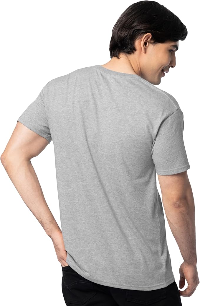Fruit of the Loom Men's Eversoft Cotton Odor Control & Breathable Moisture Wicking T-Shirts