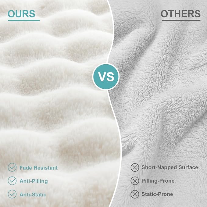 COZY KISS Faux Fur Orthopedic Dog Bed Washable for Extra Large Dogs, XL | Soft Warm Pet Sofa with Sides or Bolster, Non-Slip and Big Dog Couch with Removable Waterproof Cover, 44x32 inch, Beige