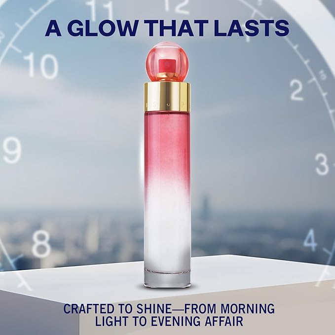 Perry Ellis 360° Coral Eau De Parfum Spray for Women - Perfume for Women, Floral & Fruity Fragrance, EDP, Designer Scent for Her, Long Lasting - 3.4 fl oz (100 mL)