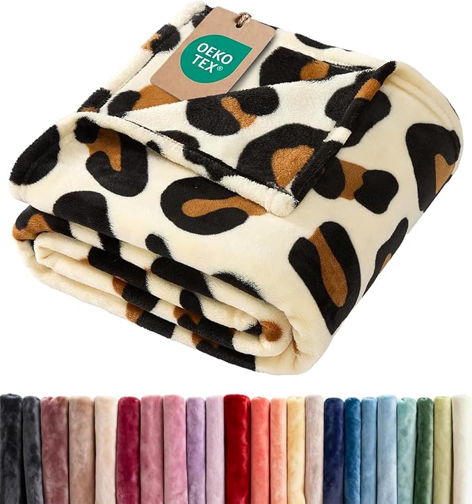 Ultra Soft Fleece Blanket - Flannel Fleece Luxury Blanket - Lightweight for Couch Bed Chair - Thick, Warm and Breathable - All Season Cozy Fuzzy, Anti-Static Microplush Bedding, Queen, Design 272