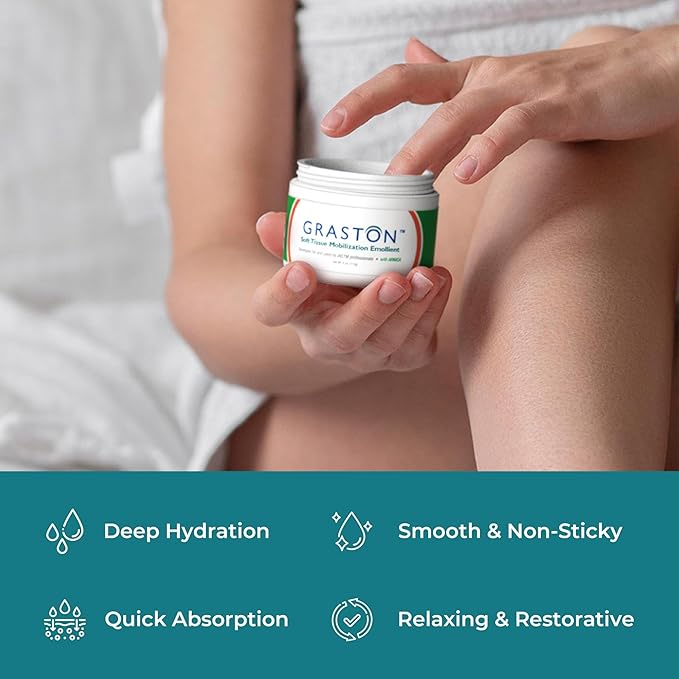 Graston Technique Arnica Soft Tissue Emollient - 4oz Jar Pro-Grade Therapy Cream for IASTM, Massage, Relief and Recovery, 3-Pack