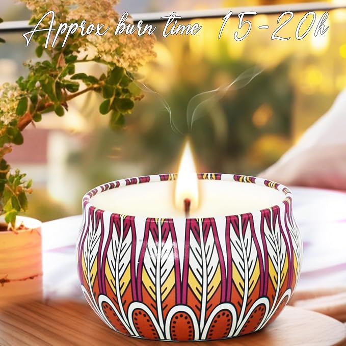 Candle Gifts for Women, 18 Packs Aromatherapy Candles, Scented Candles Gift Set for Women Gifts, Candles for Home Scented, Soy Wax Jar Candles, Retro Court Style - Exclusive for Nobles