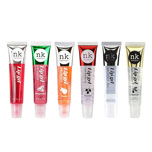 NICKA K NEW YORK Lip Gel, Hydrating, Lightweight, Glides on Effortlessly, Non Sticky Finish Lip Gel Colors (AMZ020)