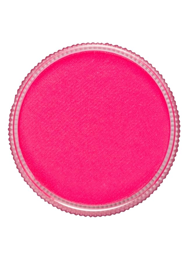 Face and Body Paint (water-based) Neon Pink (30gm) Non-Toxic High-Quality Paint for Children and Adults Halloween Makeup, Costumes, Festivals
