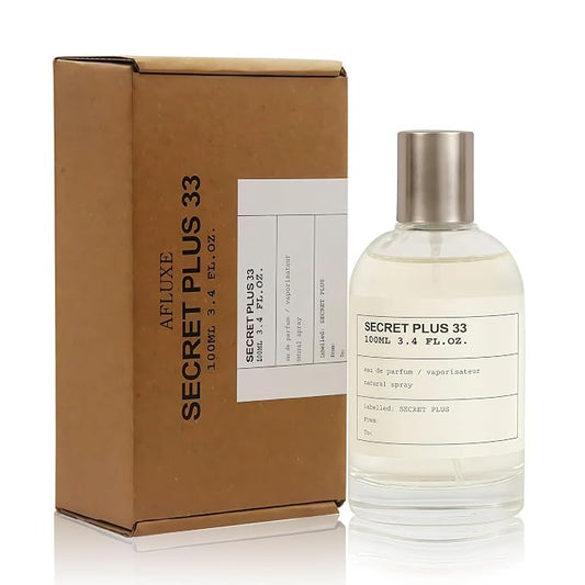 AFLUXE SECRET PLUS 33 Eau de Parfum for Men - 100ml - Long Lasting Cologne Spray, Gift of Power