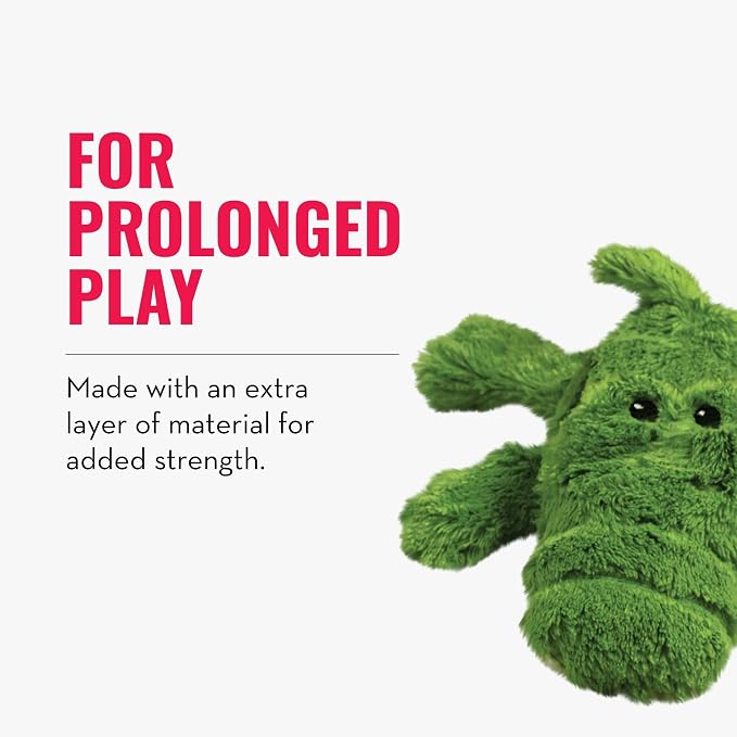 Kong Cozie Ali Alligator Plush Dog Toy, for Small Dogs