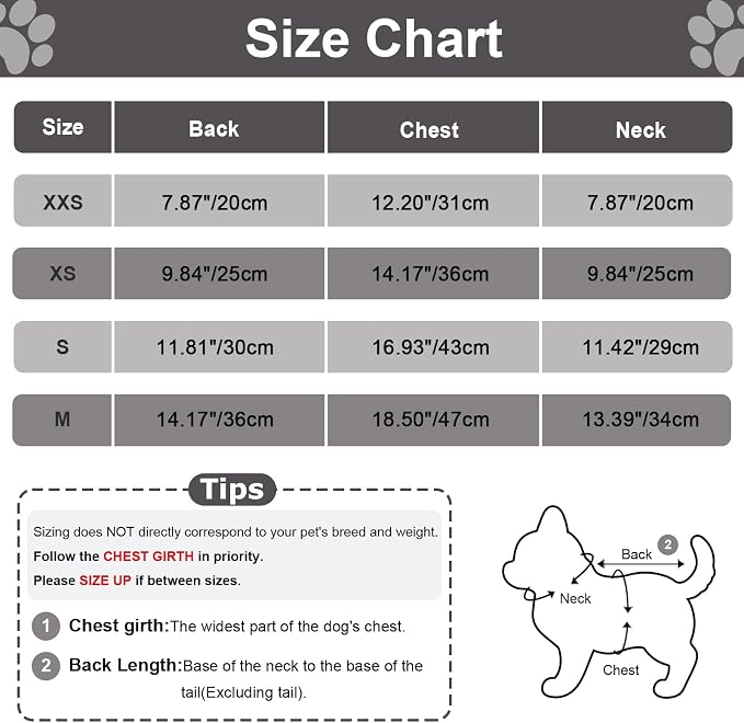 Yikeyo Dog Sweater, Dog Sweaters Pajamas for Small Dogs, Winter Pet Onesies Pjs,Puppy 4 Legged Sweater Clothes for Chihuahua Yorkie Teacup Jumpsuit,Cute Pet Outfits Apparel,Gray,M,Chest 18.5 in
