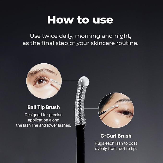 EPAIS Eyelash Growth Serum & Lash Conditioner, 7 Peptide & Biotin Formula for Longer & Fuller Looking Lashes and Brows, Prostaglandin-Free, Jumbo 15ml (3+ Month Supply), Korean Lash Serum
