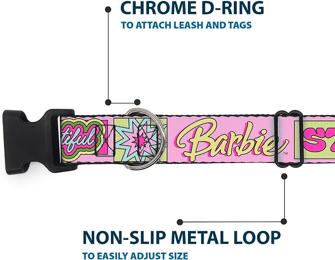 Barbie Plastic Clip Dog Collar