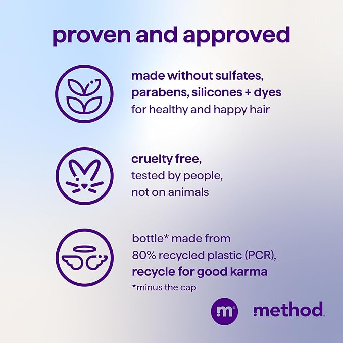 Method Moisturizing Conditioner, Simply Nourish with Shea Butter, Coconut, and Rice Milk Scent Notes, Paraben and Sulfate Free, 13.5 oz (Pack of 1)