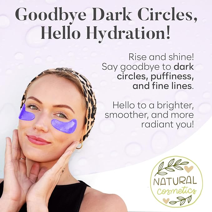 AURAE Retinol & Collagen Under Eye Patches (30 Pairs) - For Dark Circles & Puffy Eyes - Eye Care Mask
