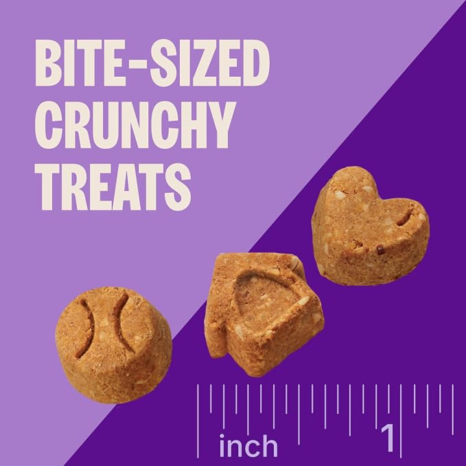 Wellness Crunchy Puppy Bites Dog Training Treats, Natural, Grain Free, Chicken and Carrot Recipe, 6 oz Bag