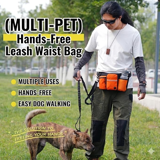 Dog Treat Pouch for Training, Orange