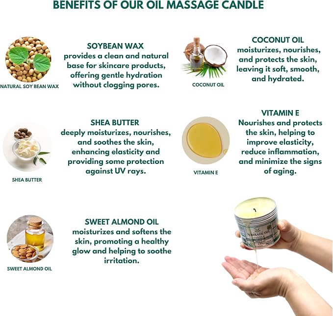 Massage Oil Candle (Lemongrass)