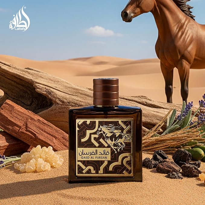 Lattafa Qaed Al Fursan Untamed - Sweet, Warm & Spicy, Amber, Aromatic - Eau De Parfum Long-Lasting Fragrance for Unisex, 3.04 Ounce / 90ml