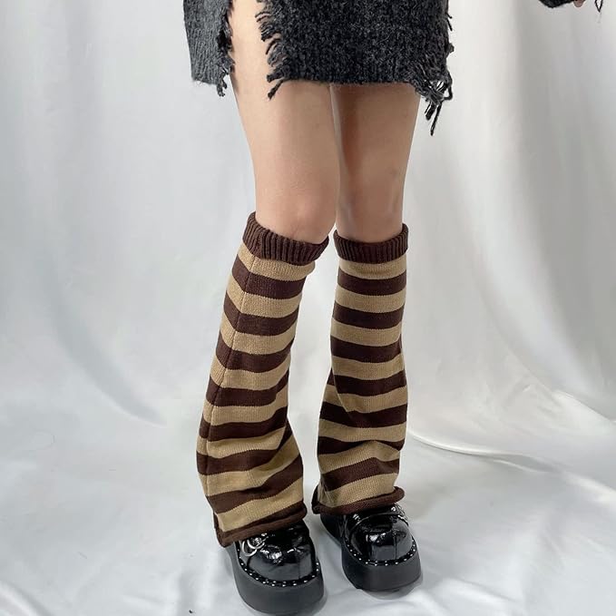 Sexybody Women's Leg Warmers Fashion Knit Warmers Long Socks Cute Y2K Kawaii Japanese Lolita Harajuku Accessories for Girls