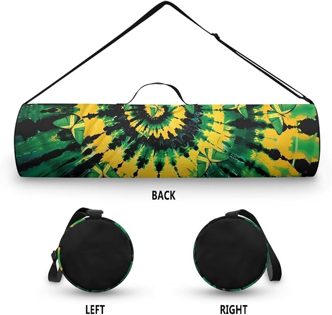 Yoga Mat Bag with Adjustable Shoulder Strap and Handle Zipper, 30in Wide x 6.3in Diameter for Yoga Mat Storage