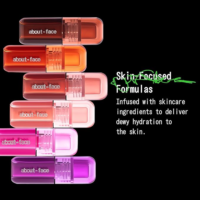 about-face Blush Rush Liquid Blush – Hydrating, Buildable Formula with Jojoba Oil, Hyaluronic Acid, and Squalane – Long-Lasting Dewy Finish – Vegan & Cruelty-Free(Jump Start – Vivid Lilac)